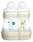 por los bebés Auto-esterilizable en 3 sencillos pasos: Verter 20 ml de agua Autoesterilizable y calentar en el microondas (3 min.
