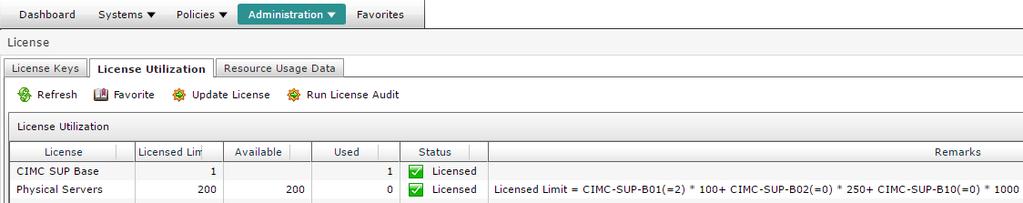 ? Una licencia de la habilitación del punto final del bulto del supervisor de Cisco IMC que usted instala después de la licencia de la base del supervisor de Cisco IMC Nota: A menos que