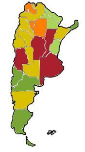 La CADRA, desde 01/04 hasta el 03/14, ha recopilado información de 14121 pacientes pertenecientes a 302 centros localizados en distintas regiones de la República Argentina.