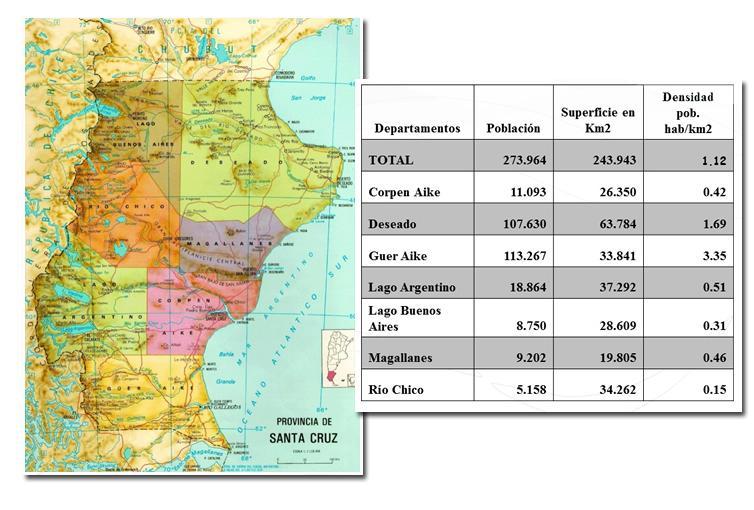 Metas Regionales de Recursos Humanos para la Salud Provincia de Santa Cruz Septiembre 2015 Contexto General La Provincia de Santa Cruz se ubica en el extremo continental sur de la República Argentina.