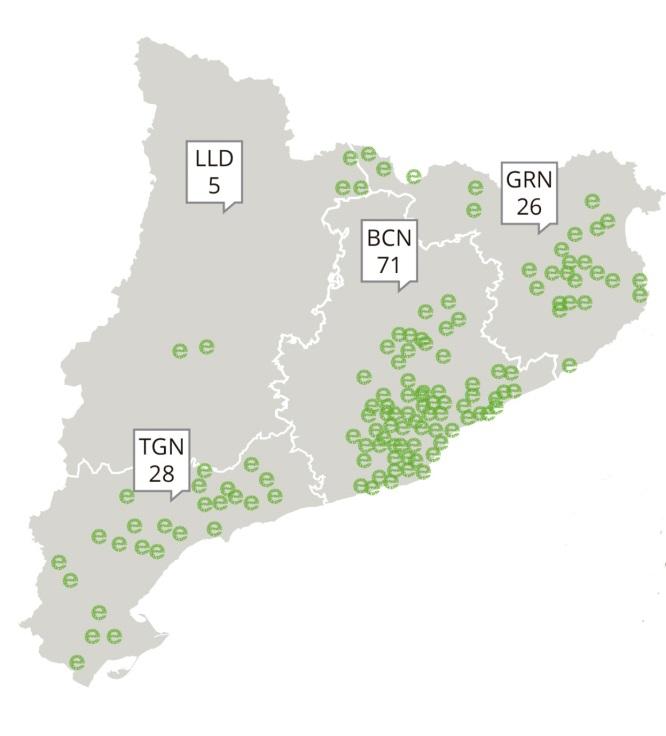 CARACTERÍSTIQUES GENERALS DE LA CESSIÓ DE RECURSOS ICAEN Àmbit geogràfic: Catalunya Transport: inclòs