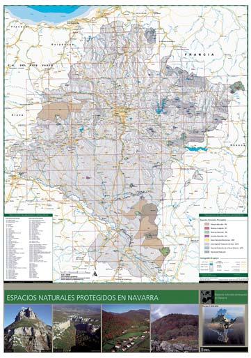 1 Catálogo de productos cartográficos 2007 14 1.10 Mapa de Espacios Naturales Protegidos en Navarra 1:200.