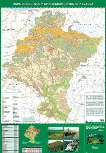 Catálogo de productos cartográficos 2007 1 1.11 Mapa de cultivos y aprovechamientos de Navarra 1:200.