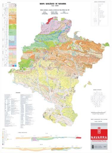 Catálogo de productos cartográficos 2007 1 1.7 Mapa geológico de Navarra 1:200.