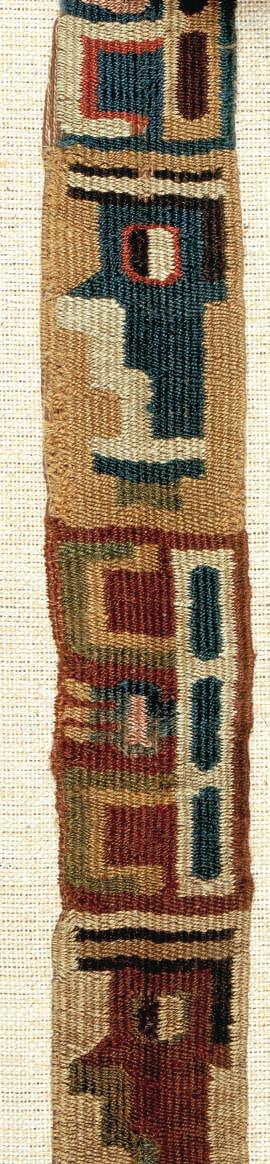 Banda-faja con cabezas cortadas (detalle), cultura Wari. WARI y TIWANAKU Los tejidos imperiales (550-950 a.c. y 100-1100 d.c.) 52 Wari y Tiwanaku fueron los dos grandes imperios que existieron en los Andes antes de los inkas.