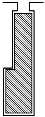30: Ranuras rotóricas de los motores de doble jaula (a) y de ranura profunda (b, c y d) Para lograr esto la jaula externa tiene barras de menos sección y se construye con un material de mayor