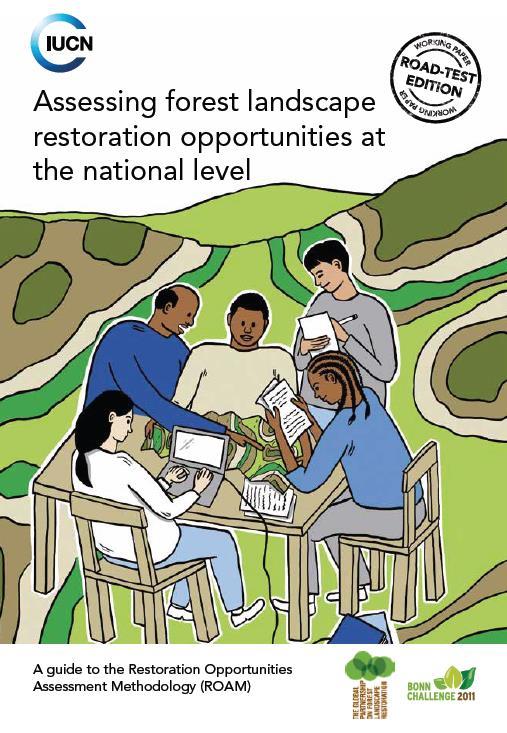 Metodología ROAM Objetivos: Ayudar a los países y las regiones a conducir evaluaciones del potencial de restauración Desarrollar Estrategias de Restauración de Paisajes Catalizar inversiones para RPF