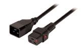 cables de red C20 M / C13 H negro 3x 1,00mm.