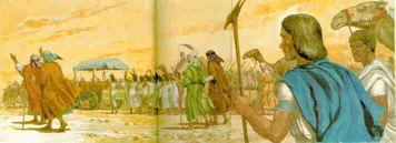 Página 9 de 12 Éxodo 14:10-12 Cuando el faraón se hubo acercado, los hijos de Israel alzaron sus ojos y vieron que los egipcios venían tras ellos, por lo que los hijos de Israel clamaron a Jehová