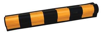 Color: Negro con cintas reflectantes amarillas Aplicación: Protección de pilares