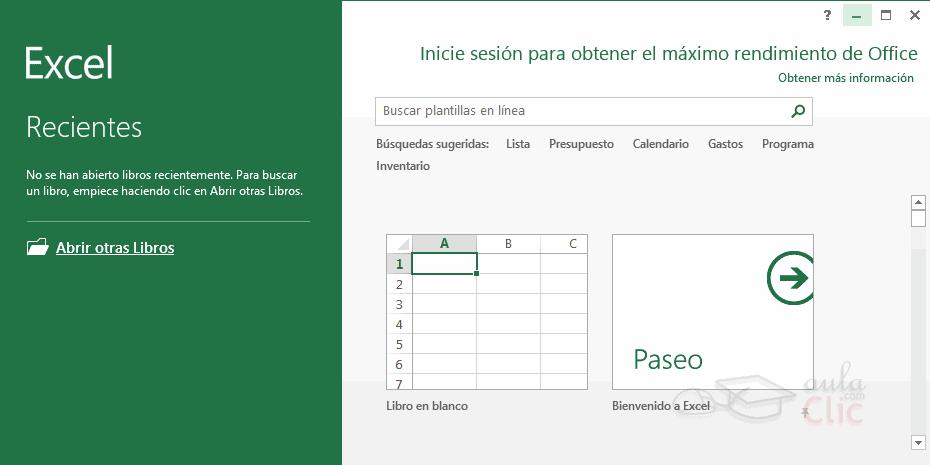 2. Desde el icono de Excel del escritorio si se nos ha instalado este acceso directo al instalar Office. Puedes iniciar Excel 2013.