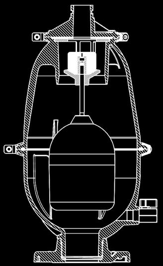 Válvula de drenaje - Cuerpo inferior Composite reforzado 4 Boya