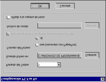 Configuración de recepción de PC-FAX (Windows 98/98SE/Me y 2000 Professional) (Sólo MFC-3320CN y MFC-3820CN) Para Windows XP Consulte Recepción de un fax en el PC (Sólo Windows XP) (Sólo MFC-3320CN y