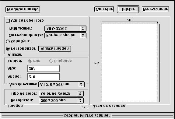Escaneado desde un Macintosh El software del equipo Brother incluye un controlador de escáner compatible con TWAIN para Macintosh.