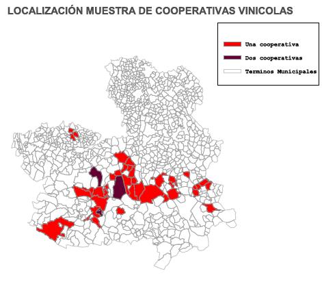 7. Material y Metodología municipio donde se agrupan dos cooperativas de la muestra Alcázar de San Juan, Consuegra y Bolaños-. Figura 7.1.