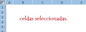 Seleccionar columnas. La selección de columnas se realiza igual que la selección de filas, tanto con el teclado MAYS, CTRL o mediante el cuadro de nombres de Excel.