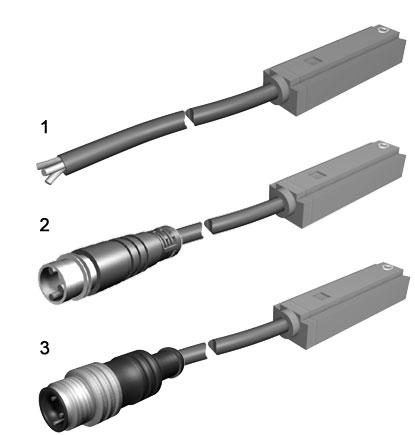 Detectores Serie 275 con cable encapsulado, marcado CE Detectores Serie ST8 (275) *LED Detectores con cable encapsulado Símbolo Tipo Fig.