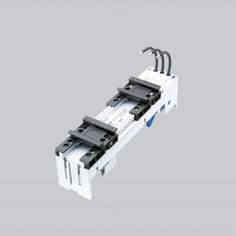 8 13 EQUES EasyConnector EQUES MotorController Adaptadores para barras colectoras hasta 80 A 60mm-System Tripolar, 690 V Utilizable en todas las barras de 60 mm.