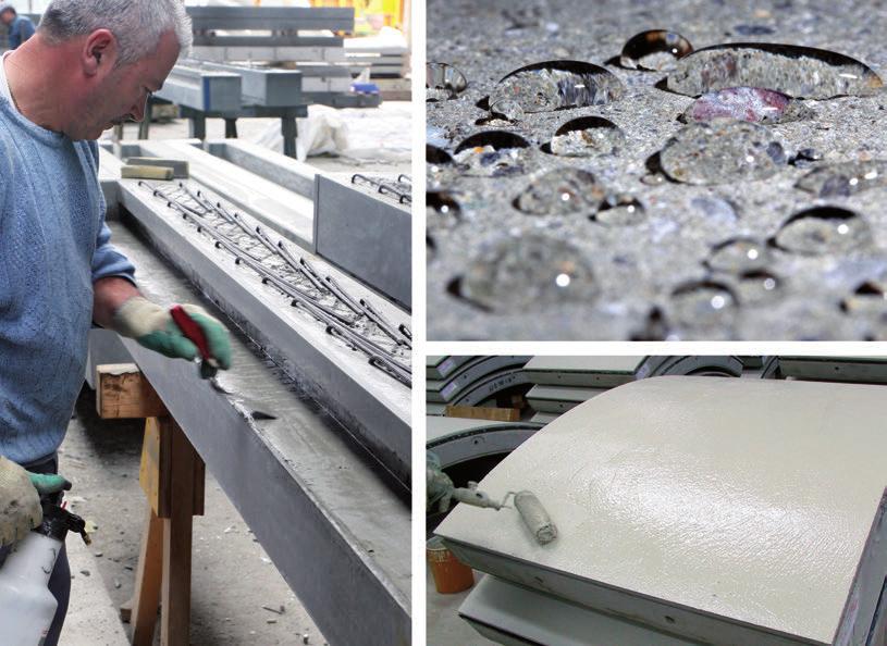 Reparación y Protección Reparación rápida y fácil de defectos, y aumento de la durabilidad con productos Sika El aspecto de la superficie de un elemento de concreto prefabricado es la tarjeta de