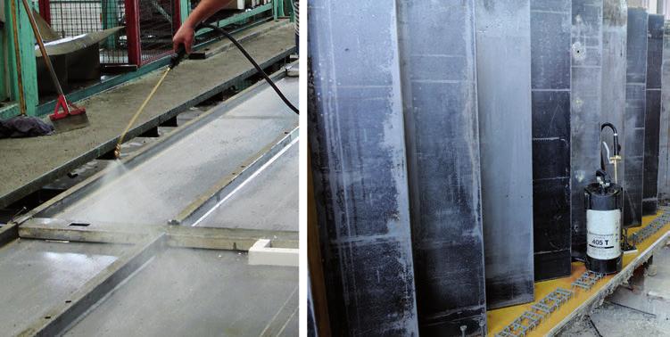 Preparación del Cimbra Alta calidad con tecnología innovadora para agentes desmoldantes El uso de agentes desmoldantes es imperativo para la producción de productos de concreto de alta calidad y de