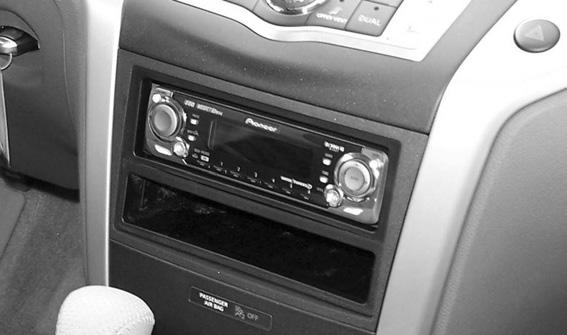 INSTALLATION INSTRUCTIONS FOR PART 99-7426 Nissan Murano 2009-up without Bose audio (climate controls must be above OE radio) 99-7426 KIT FEATURES DIN radio provision with pocket ISO DIN radio