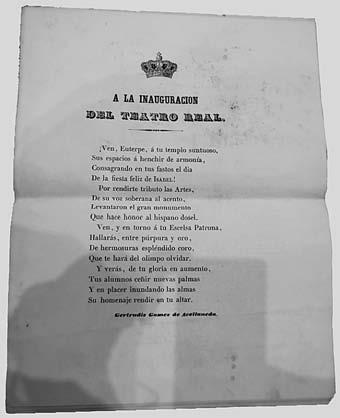 Sara Pujol Russell Salina, 25, 2011 261 Dedicatoria autógrafa a la Reina Isabel II en Poesias, 1850. Real Biblioteca.