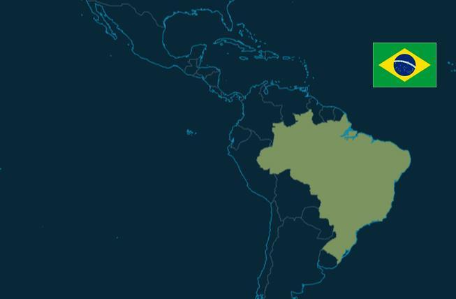 Brasil Summary Territorial area 8.515 million km 2 (83% of Europe) Total Population 2014 202 million inhabitants (27% of Europe) Population annual growth 1.200.