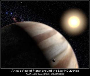 Método: tránsitos HD 209458b: Primer planeta detectado con este método