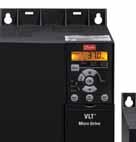 El VLT Micro Drive es un miembro más de la gama VLT, compartiendo todos los estándares de calidad, fiabilidad y fácil manejo.