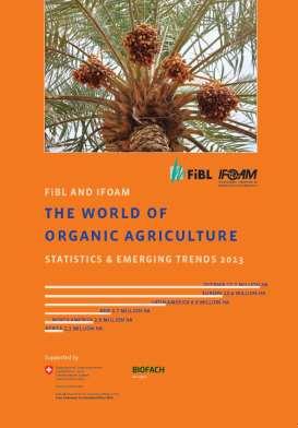 Superficie orgánica mundial, 2011 37.2 mill. de ha de superficie agrícola 32.5 mill.