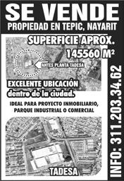 3 terrenos semi residenciales en Xalisca, uno 142 m² a solo $2,200 m² y 2 en esquina, frente a área verde, 311-246-18-96 y 322-118-90-01.