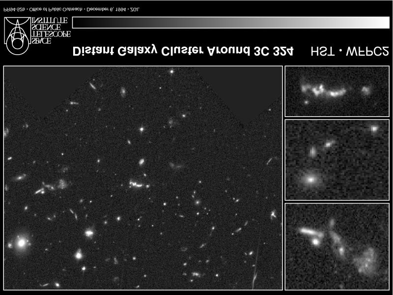 Figura 13. Cúmulo de galaxias distante.