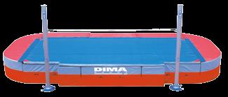 VER CARACTERÍSTICAS GENERALES DE LAS ZONAS DE CAÍDA DIMA EN PÁGINA 22. DIMA CHALLENGER IAAF 6,00 X 4,25/4,00 X 0,70 M.