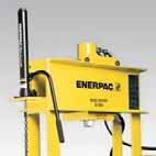 Las capacidades de las prensas nerpac van de a 200 toneladas y están disponibles en modelos de banco, bastidor en, de husillo, bastidor en y