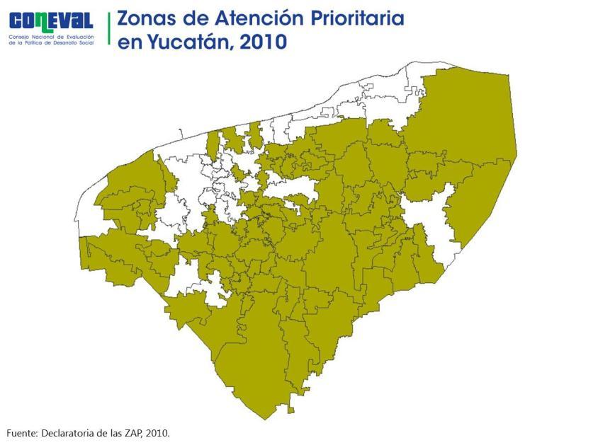 5. Zonas de Atención Prioritaria De acuerdo con LGDS, se consideran Zonas de Atención Prioritaria (ZAP) las áreas o regiones, sean de carácter predominantemente rural o urbano, cuya población