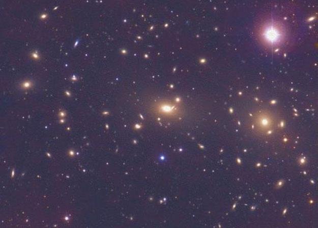 BIG-BANG 108 años luz Coma Cluster de galaxias Gravedad