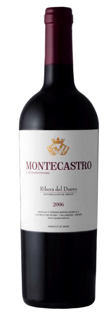 VINO España - D.O. Ribera Del Duero 93 Puntos 90 Puntos 92+ Puntos Vino Tinto MONTECASTRO 750 ml. - 14.5 % Alc.