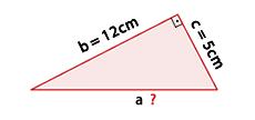 100 = 64 + c 2 36 = c 2 c = 6 cm 2El cateto b de un triángulo