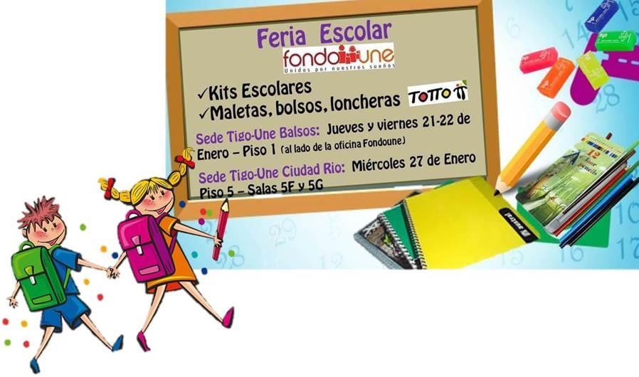 Se ofrece a los asociados de la Regional Medellín, la posibilidad de adquirir los útiles escolares de sus hijos y por