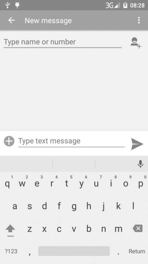 Mensajería SMS Antes de enviar un mensaje SMS puede añadir uno o varios recibidores para el mensaje.