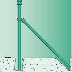 Pero siempre teniendo muy presente que la altura de la piqueta fuera del suelo deberá ser igual a la del alambre más 5 cm.