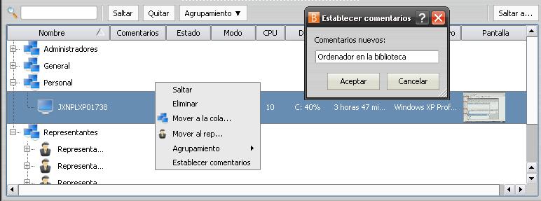 Clientes Jump Para acceder a una determinada computadora, instale un cliente Jump en ese sistema desde una sesión o bien desde la interfaz administrativa.