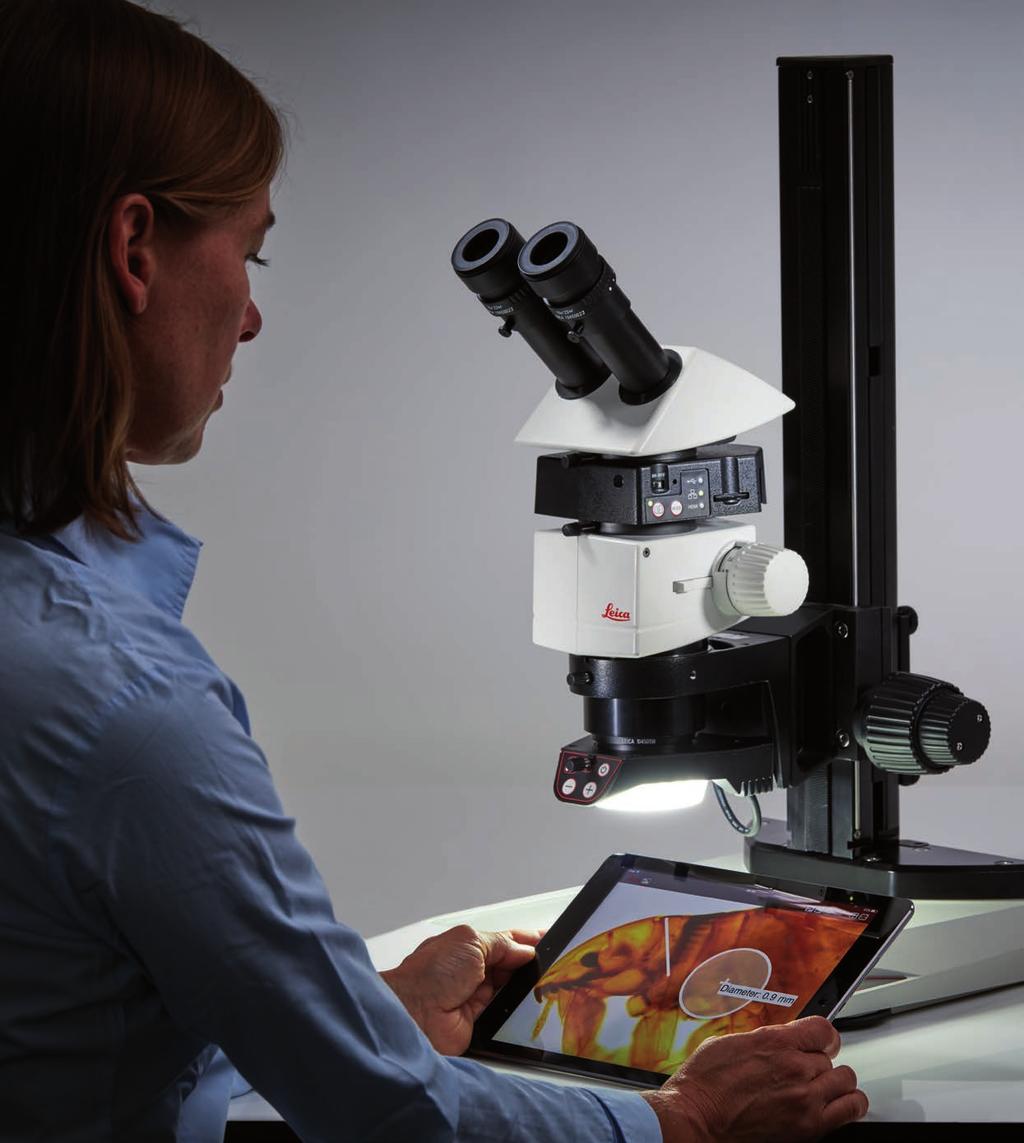 Cámara integrada para microscopios estereoscópicos