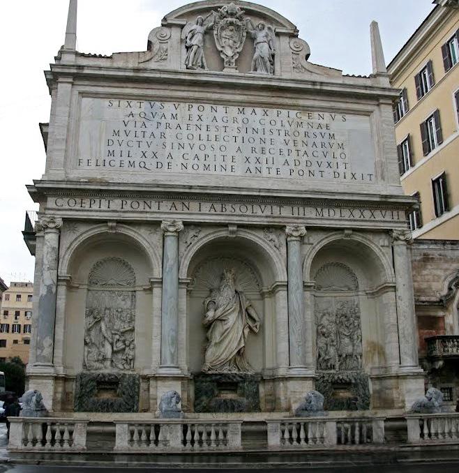 María Victoria Álvarez Rodríguez la que decía Madame de Staël «que si se suspendiese el agua de esta fuente [..] habria un silencio en Roma» 13.