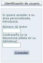 Catálogo en línea de las Bibliotecas Públicas de Navarra En la columna de la izquierda obtendrá información sobre los Servicios en línea y cómo obtener el carné de lector pulsando en los enlaces