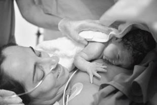 Muchos recién nacidos durante el CPP iniciarán sus conductas de búsqueda y si se les permite serán capaces de realizar la primera toma de lactancia materna en el mismo quirófano.