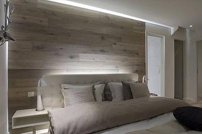 12 cm de anchura) y crear así luz ambiental cálida sobre la cama y zona vestidor, así como una plancha sobre