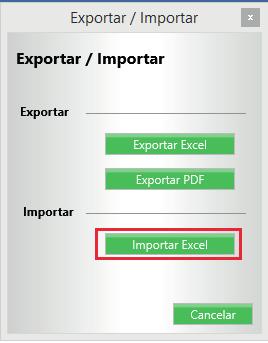 Importación de Catálogo Para llevar a cabo la importación del catálogo de productos, vaya a la