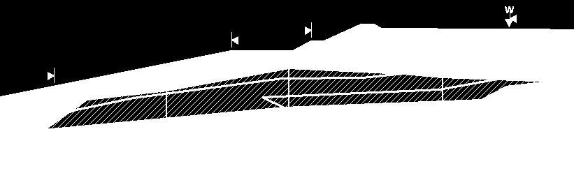 Figura 6.1c Modelo de estabilidad en Slide 6.0 según las capas licuadas para aceleraciones de 0.30g y 0.37g.