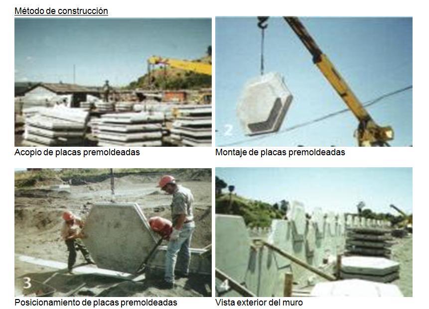 MURO DE CONTENCIÓN PREMOLDEADO CONSTRUCCION DE